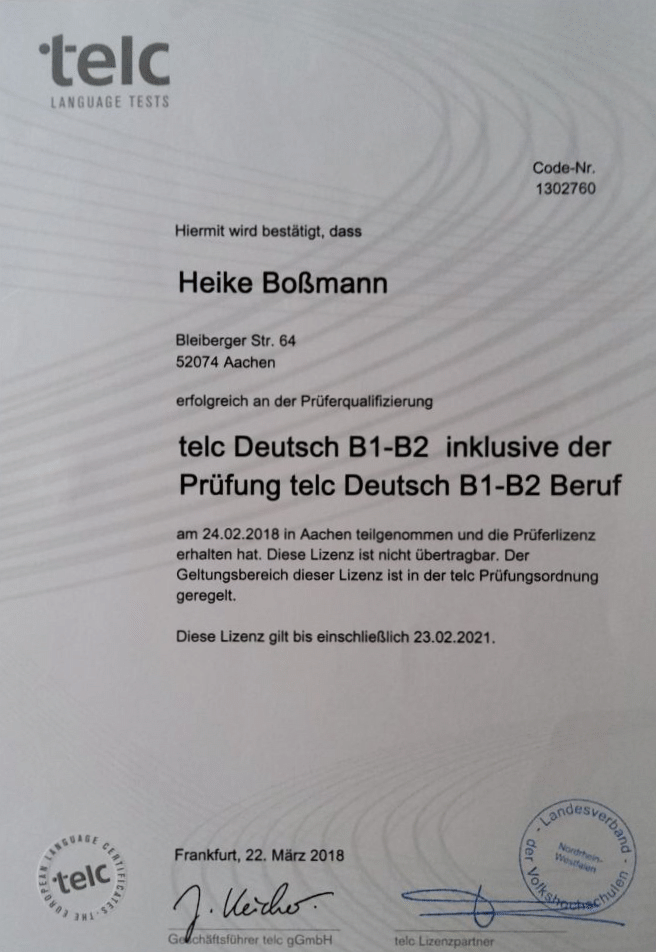 telc B1/B2